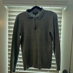 Express long sleeve zip sweater